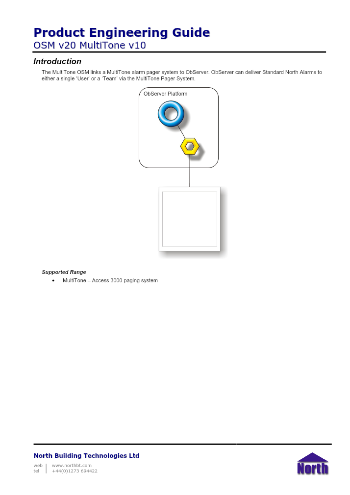 Preview thumbnail of page 1 of the MutliTone Engineering Guide PDF document.